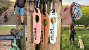 Doo-Kee; It's the simplest and most convenient way to carry your doggo’s used poop bags. Hook it on to your lead, your belt, your pocket or anywhere else that works for you! 